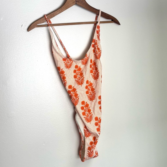 SZ Blockprints™ X J.Crew scoopneck one-piece - Picture 3 of 7